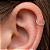Piercing Argola Lisa Prata 925 6mm 0.8mm Fina Nariz Orelha Boca - Imagem 3