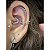 Piercing Argola Zircônias Cravejadas Titânio - Imagem 5
