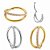 Piercing Argola Zircônias Cravejadas Titânio - Imagem 2
