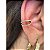 Piercing Argola Zircônias Dupla Cravejadas Titânio Piercing Conch Hélix Septo Orelha - Imagem 2
