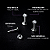 Piercing Australiano Titânio Micro Piercing Mid Hélix Kit 3 Un Zircônia 2mm - Imagem 5