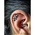 Piercing Folha Ramos Titânio Labret Hélix Flat Scapha Zircônia - Imagem 5