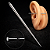 Taper Piercing Titânio Rosca Interna 1.2 1.4 1.6 Auxiliar Colocação Joia Profissional - Imagem 2