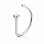 Piercing Nariz D-Ring G-Ring Argola Lisa Aba Nasal Titânio Pequeno Hipoalergênico Antialérgico PVD - Imagem 4