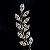 Piercing Orelha Folha Ramos Titânio Labret Hélix Conch Flat Scapha Zircônia - Imagem 3