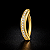 Piercing Umbigo Argola Click Zircônia Gota Aço Cirúrgico 1.6mm 12mm Prata ou Dourado PVD - Imagem 7