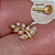 Piercing Ramos Folhas Zircônia Aço Cirúrgico Hélix Conch Flat Trágus Lóbulo Prata Dourado Labret - Imagem 4