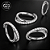 Piercing Argola Trançada Titânio G23 Zircônias Hélix Conch Daith Septo Nariz Trágus Click 10mm 12mm - Imagem 4