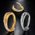 Piercing Argola Trançada Titânio G23 Zircônias Hélix Conch Daith Septo Nariz Trágus Click 10mm 12mm - Imagem 2