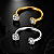 Piercing Argola Ferradura Aço Cirúrgico Rosca Interna Zircônia 8mm 10mm Septo Daith Hélix Trágus Sobrancelha - Imagem 2