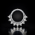 Piercing Argola Orelha Aço Cirúrgico Zircônia Daith Septo Hélix Prata Dourado Cravejado Feminino - Imagem 5