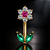 Piercing Umbigo Flor Aço Cirúrgico Pedras Coloridas Zircônias 10mm 1.6mm Feminino Prata Dourado - Imagem 4