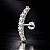 Piercing Cluster Aço Inox Micro Zircônias Rosca Interna Hélix Trágus Conch Flat Lóbulo - Imagem 3