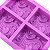 Molde Forma Silicone Atacado Sabonete Artesanal 4 Cavidades S17 - Imagem 4