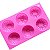 Molde Forma Silicone Atacado Sabonete 6 Cavidades Flor Floral S16 - Imagem 2