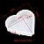 Molde de Silicone Atacado Coração Eternização Resina Artesanato 22cm - Imagem 2