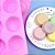 Forma Molde de Silicone Atacado Cupcake Liso Sabonete Artesanal - Imagem 3