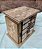 Comoda Porta Joias 5 Gavetas e 2 Portas Decorada Personalizada - Imagem 2