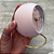 Relógio Despertador Silencioso Rosé com Base Dourada - Imagem 4