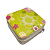 Mini porta joia viagem - Verde com flores - Imagem 1