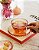Conjunto 4 Xícaras de Chá de Cristal com Pires Coração Pearl Rosa 180ml - Wolff - Imagem 5