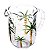 Jarra de Cristal Palm Hand Painting 1,5L - Lyor - Imagem 2