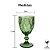 Conjunto 6 Taças Diamante Vidro Agua e Vinho 300ml Verde - Class - Imagem 3