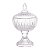 Potiche Decorativo Cristal com Pé Queen 11cm x 18cm - Wolff - Imagem 3