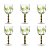 Conjunto 6 Taças de Acrílico Palm Tree 495ml - Wolff - Imagem 2