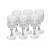 Conjunto 6 Taças de Licor de Vidro Diamante 50ml - Lyor - Imagem 1