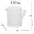 Leiteira de Cristal Deli Diamante 340ml - Lyor - Imagem 3