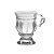 Taça de Cappuccino de Cristal com Alça e Pé Diamante 142ml - Lyor - Imagem 3