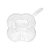 Conjunto 4 Xícaras de Café de Vidro com Pires Butterfly 80ml - Wolff - Imagem 4