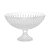 Centro de Mesa de Cristal com Pé Queen 30cm x 19cm - Wolff - Imagem 1