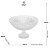 Centro de Mesa de Cristal com Pé Queen 30cm x 19cm - Wolff - Imagem 3