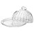 Queijeira de Cristal Ecológico com Tampa Imperial 20,5cm x 12,5cm - Lyor - Imagem 2