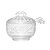 Açucareiro de Cristal Ecológico com Colher Imperial 12cm x 11,5cm - Lyor - Imagem 3