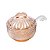 Açucareiro de Cristal Ecológico com Colher Imperial Âmbar Metalizado 12cm x 11,5cm - Lyor - Imagem 1