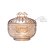 Açucareiro de Cristal Ecológico com Colher Imperial Âmbar Metalizado 12cm x 11,5cm - Lyor - Imagem 3