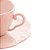 Conjunto 4 Xícaras de Café de Porcelana com Pires Butterfly Rosa 120ml - Wolff - Imagem 5