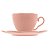 Conjunto 4 Xícaras de Café de Porcelana com Pires Butterfly Rosa 120ml - Wolff - Imagem 2