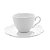 Conjunto 4 Xícaras de Café de Porcelana com Pires Butterfly Branco 120ml - Wolff - Imagem 1