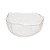 Bowl de Cristal Martelado com Borda Dourada Taj 17cm x 8cm - Wolff - Imagem 1