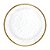 Copo para Whisky de Cristal Martelado com Fio de Ouro Petra 340ml - Lyor - Imagem 4