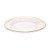 Prato Sobremesa de Cristal Martelado com Fio de Ouro Petra 20cm - Lyor - Imagem 1
