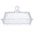 Manteigueira de Cristal Martelado com Tampa Petra 17cm x 10,5cm x 10cm- Lyor - Imagem 4