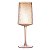 Taça de Vinho de Cristal Ecológico Martelado Petra Âmbar Metalizado 600ml - Lyor - Imagem 3