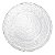 Prato Sobremesa de Cristal Martelado Petra 20cm - Lyor - Imagem 4