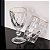 Conjunto 6 Taças de Água de Vidro com Fio de Ouro Diamond 330ml - Lyor - Imagem 5