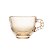 Conjunto 4 Xícaras de Café de Cristal com Pires Pearl Âmbar Metalizado 80ml - Wolff - Imagem 3